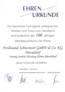 100 Jahre 2013